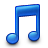 iTunes Blue Icon 48x48 png